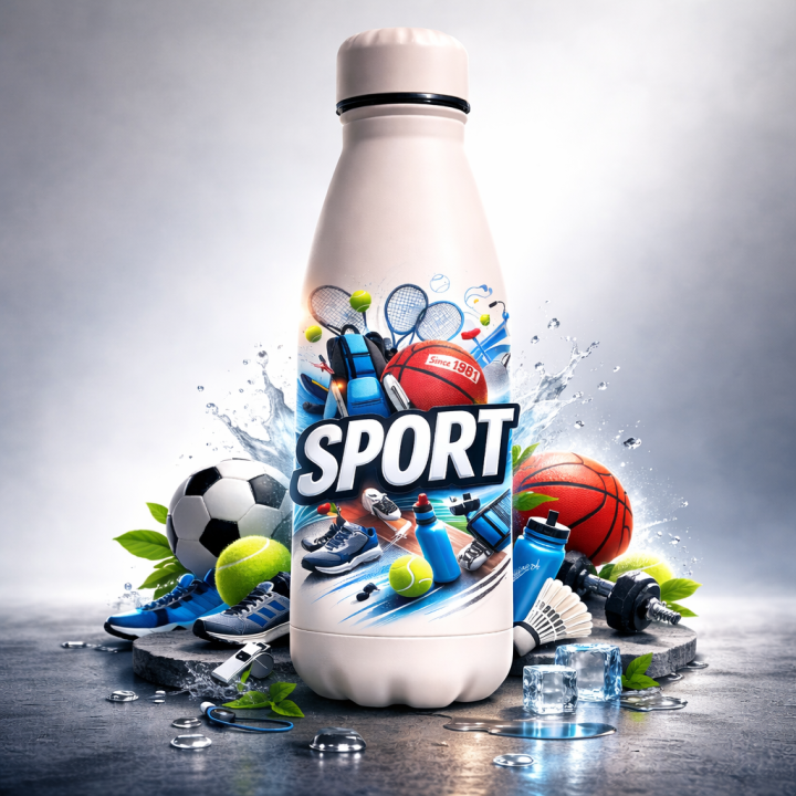 Sport Stainless Steel Water Bottle – Insulated Reusable Bottle (500 ML)