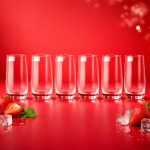 Premium Clear Glass Tumbler Set (Pack of 6)