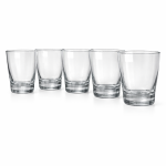 Premium Transparent Glass Tumbler Set with Thick Base (Pack of 6)