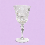 Premium Crystal Cut Wine Glass – Elegant Stemware (Set of 6)