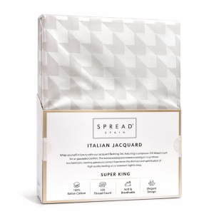 Spread Spain Italian Jacquard 500 TC Bedsheet Set – Super King